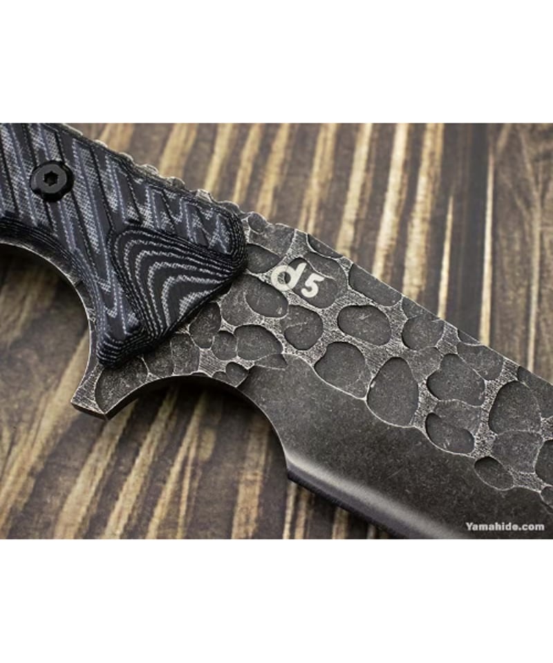 DEW ブランド d5 kokko ミニ キャンプ 鉈 440C ブラック x グレー