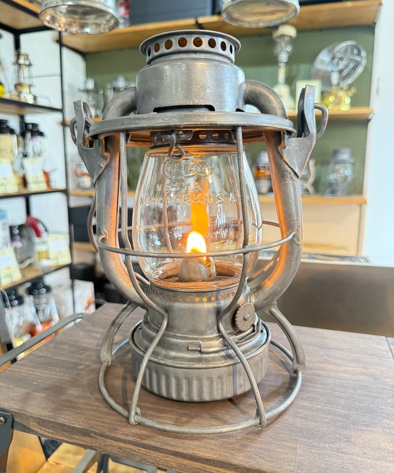 Dietz Vesta グローブセット 011 レイルロードランタン 1945年4月製造 DIETZ VESTA クリアグローブ N