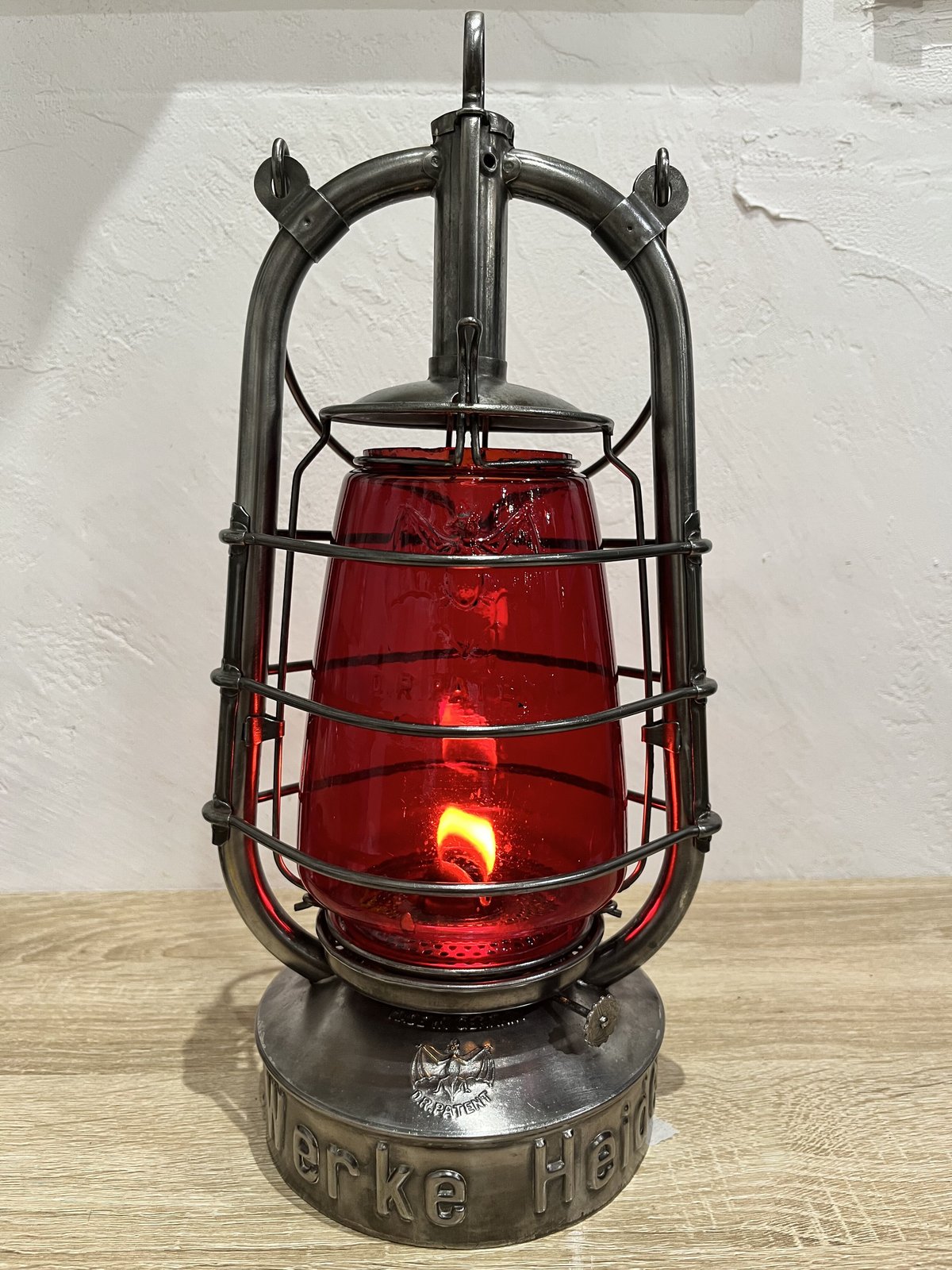 BAT 6 D.R PATENTE 2850 真鍮プレートヴィンテージ ランタン BAT 6 D.R PATENTE 2850 真鍮プレートヴィンテージ ランタン