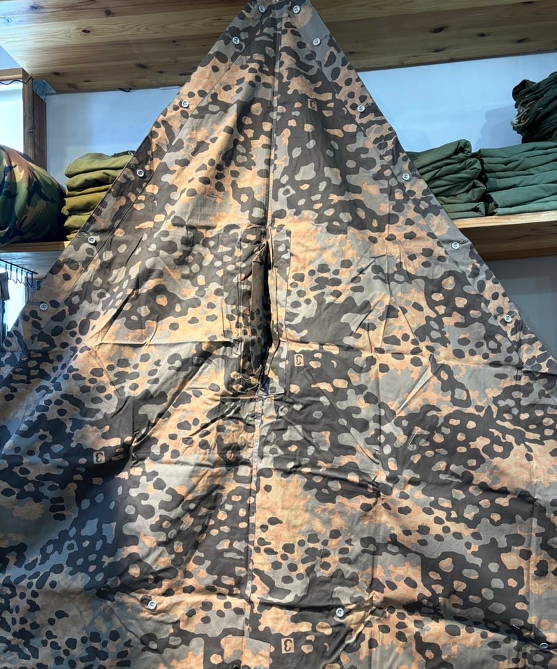 003 軍幕❗️ドイツ軍幕 スプリンターカモ 1枚 レプリカ