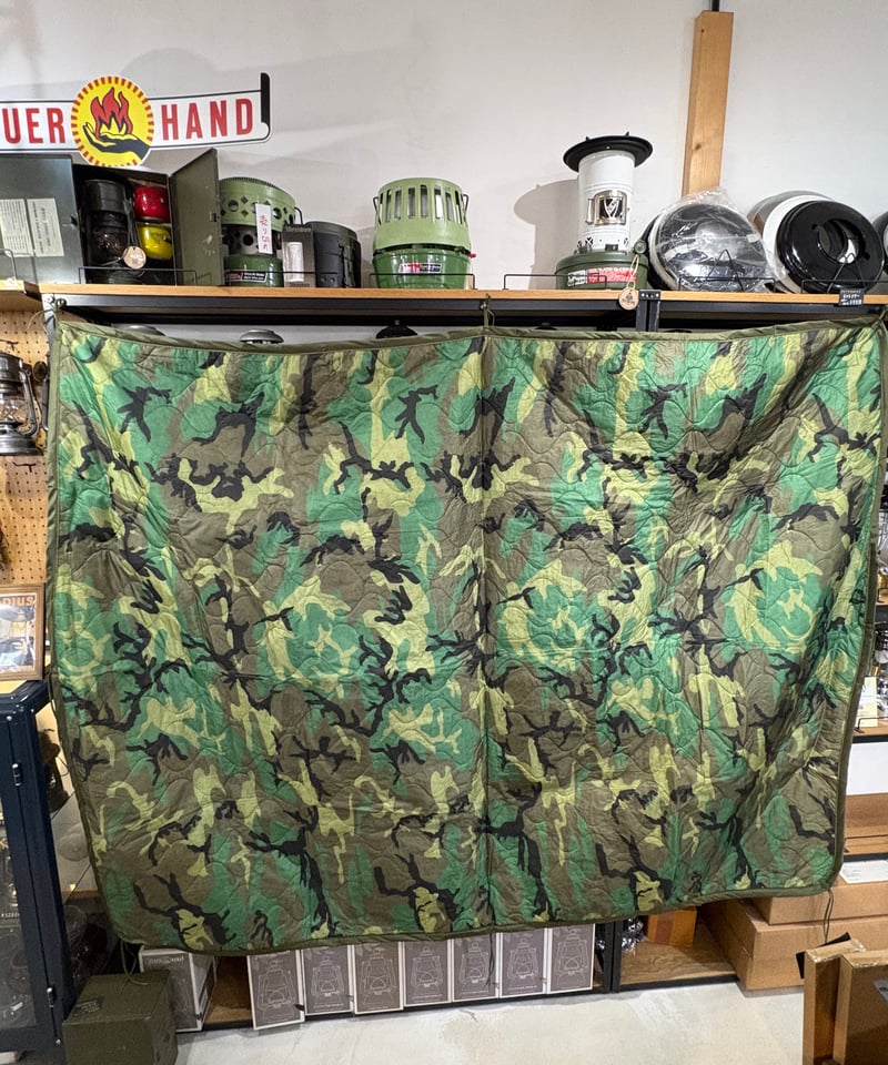 米軍実物❗️NEW OLD STOCK‼️ ポンチョライナー ウッドランド迷彩