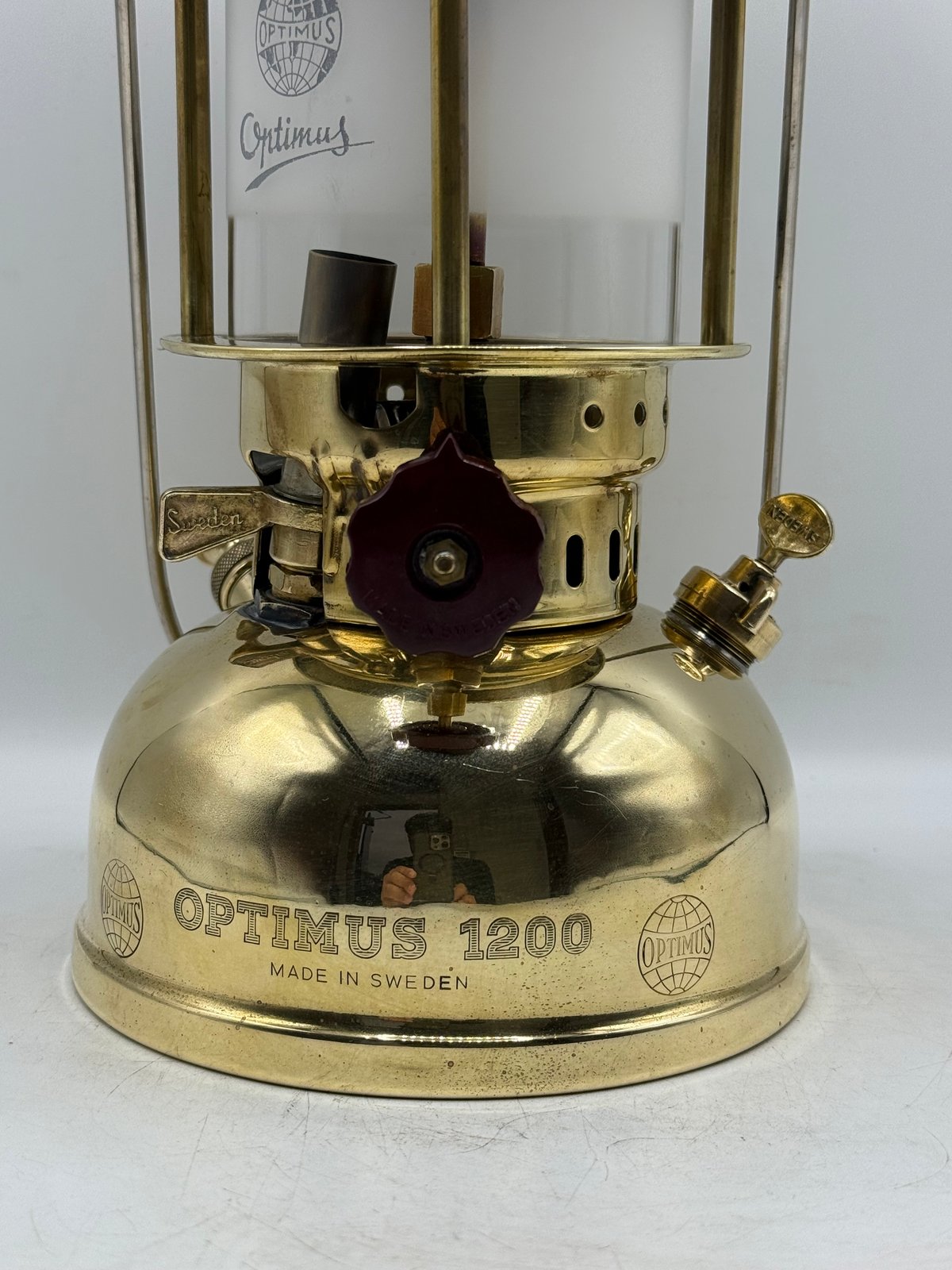 OPTIMUS 1200 ブラス オリジナルフロストグローブ OPTIMUS 1200 ブラス オリジナルフロストグローブ
