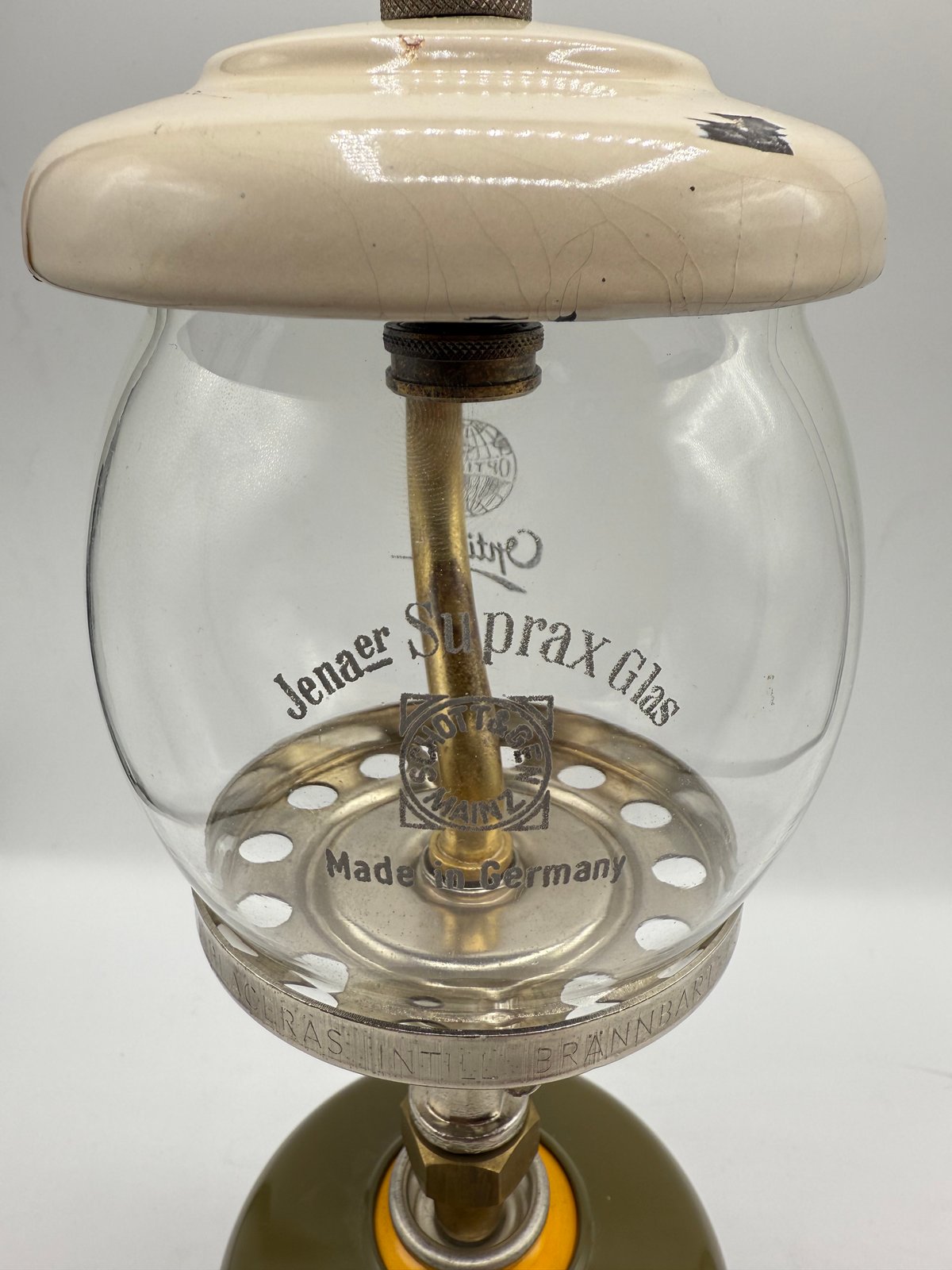 激レア セット オランダ 60s レトロ ヴィンテージティン缶キャニスター ガスランタン！OPTIMUS841 OD缶変換アジャスター付き