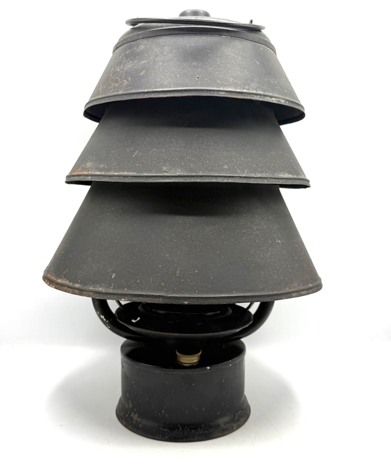 レアアイテム！HELVETIA スイス軍用ミリタリーランタン パープルガラス