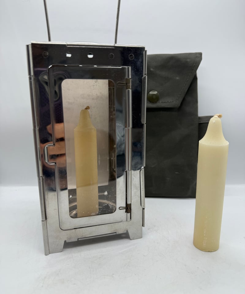 001 スイス軍用フォールディングキャンドルランタン | ヴィンテージ