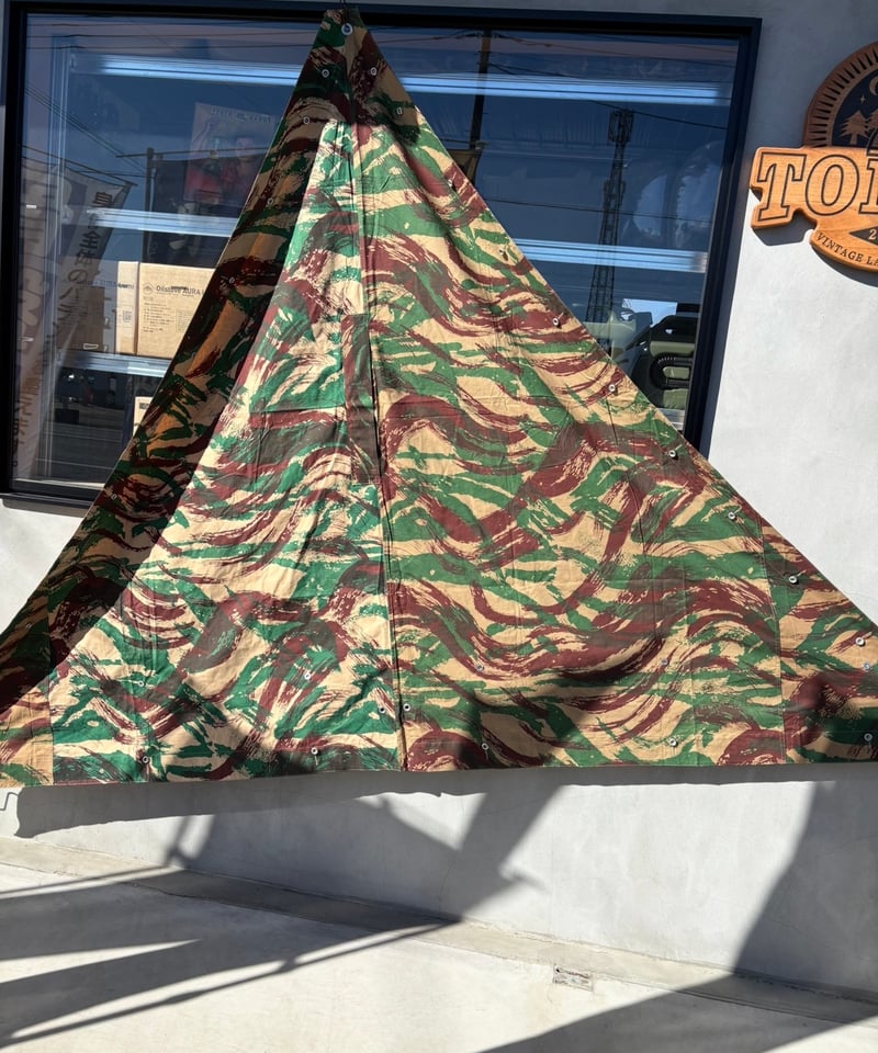美品 フランス軍幕 リザードカモツェルトバーン 同色4枚セット 【公式