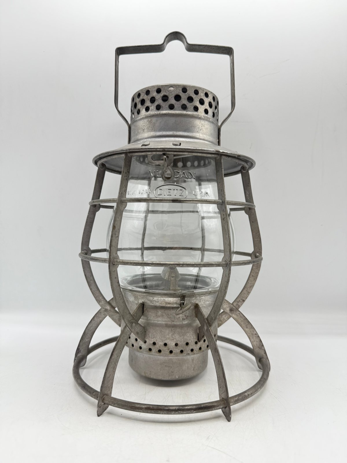 001 レイルロードランタン DIETZ No.39 STEEL CLAD クリアグローブ