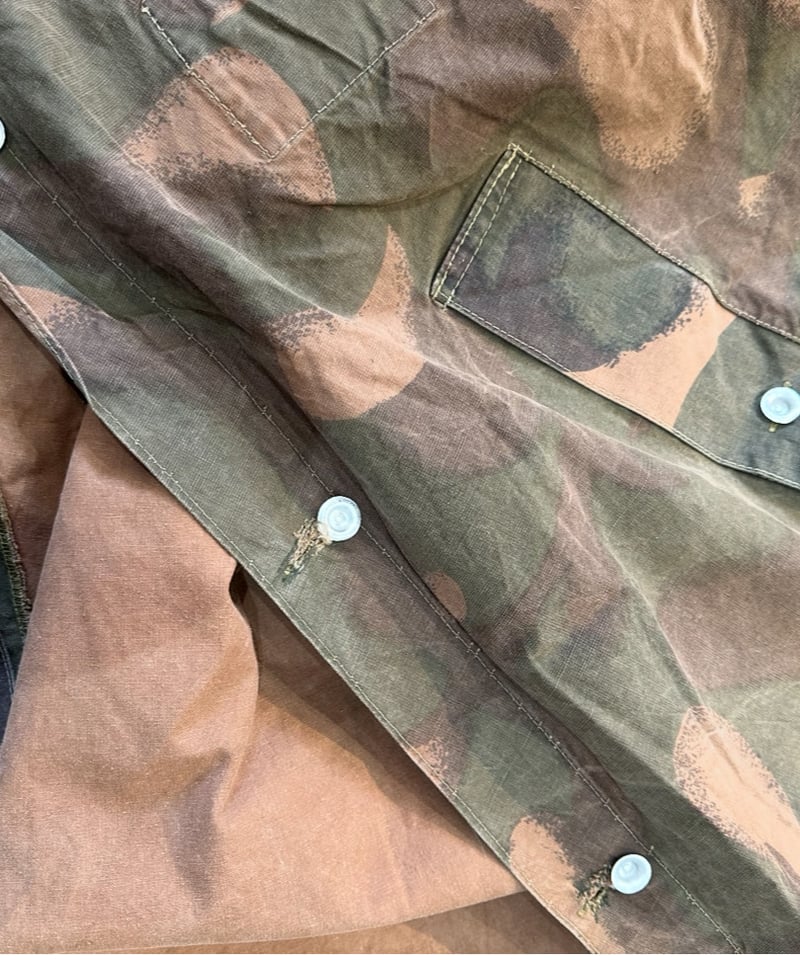 軍幕　ハンガリー軍用テント ハリケーン迷彩　１枚バラ売り 軍幕❗️ハンガリー軍用テント ハリケーン迷彩 1枚バラ売り