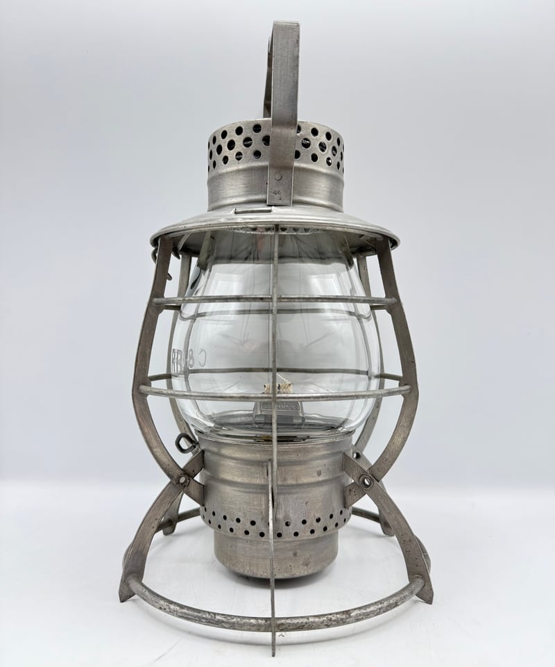 002 レイルロードランタン DIETZ No.39 STEEL CLAD クリアグローブ