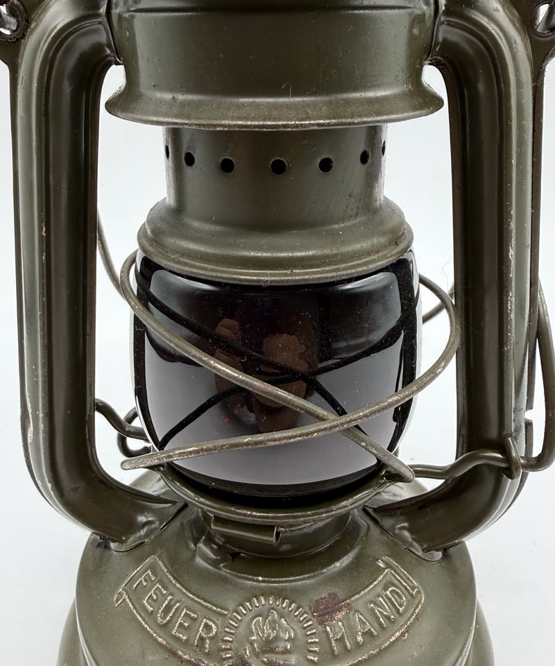 001 極美‼️FEUERHAND No.176e WW2 DARK RED GLAS‼️