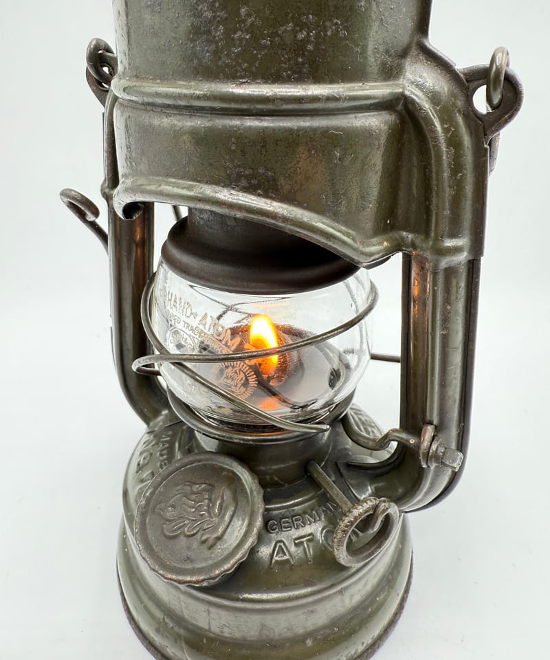 010 FEUERHAND 75 ATOM オリーブ クリア | ヴィンテージランタン販売の