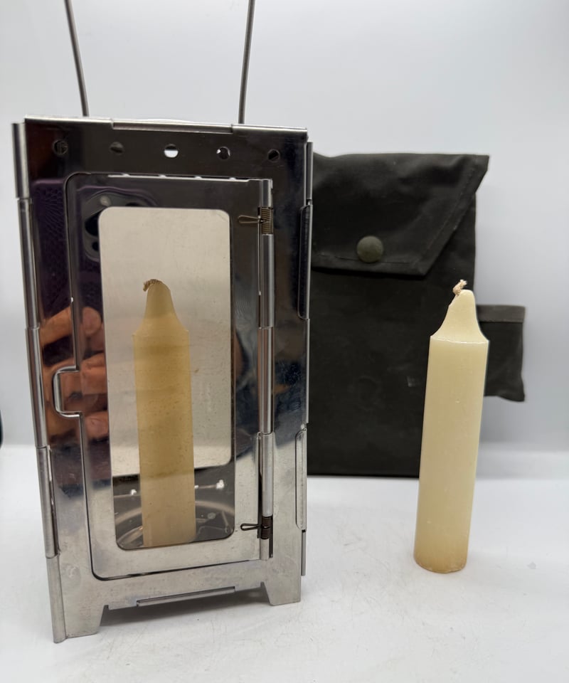 002 スイス軍用フォールディングキャンドルランタン | ヴィンテージ