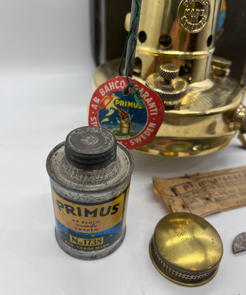 PRIMUS No.96 シングルバーナーストーブ ブラス Made In Sweden