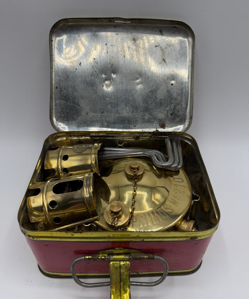 美品・整備済み‼️☆Primus No.210 ケロシンストーブ☆ PRIMUS プリムス210クロームケロシンストーブソロキャンプ