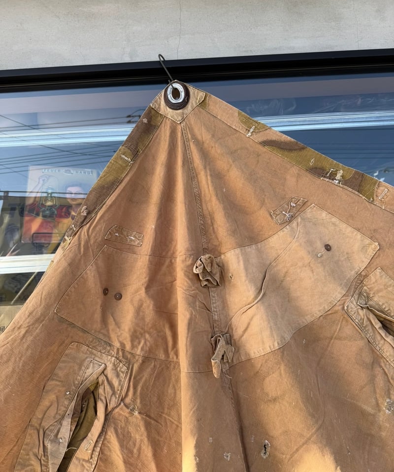 005 軍幕❗️アウトレット ハンガリー軍用テント ハリケーン迷彩 1枚