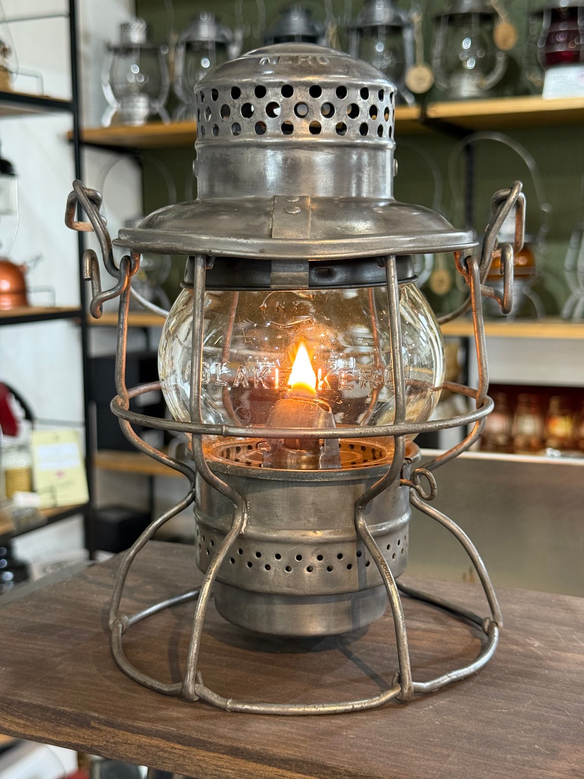 003 レイルロードランタン ADLAKE KERO クリアーグローブ