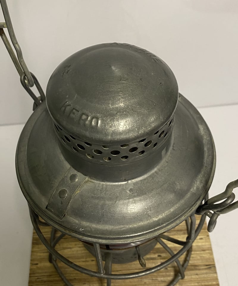 極美❗️レイルロードランタン ADLAKE KERO レッドグローブ