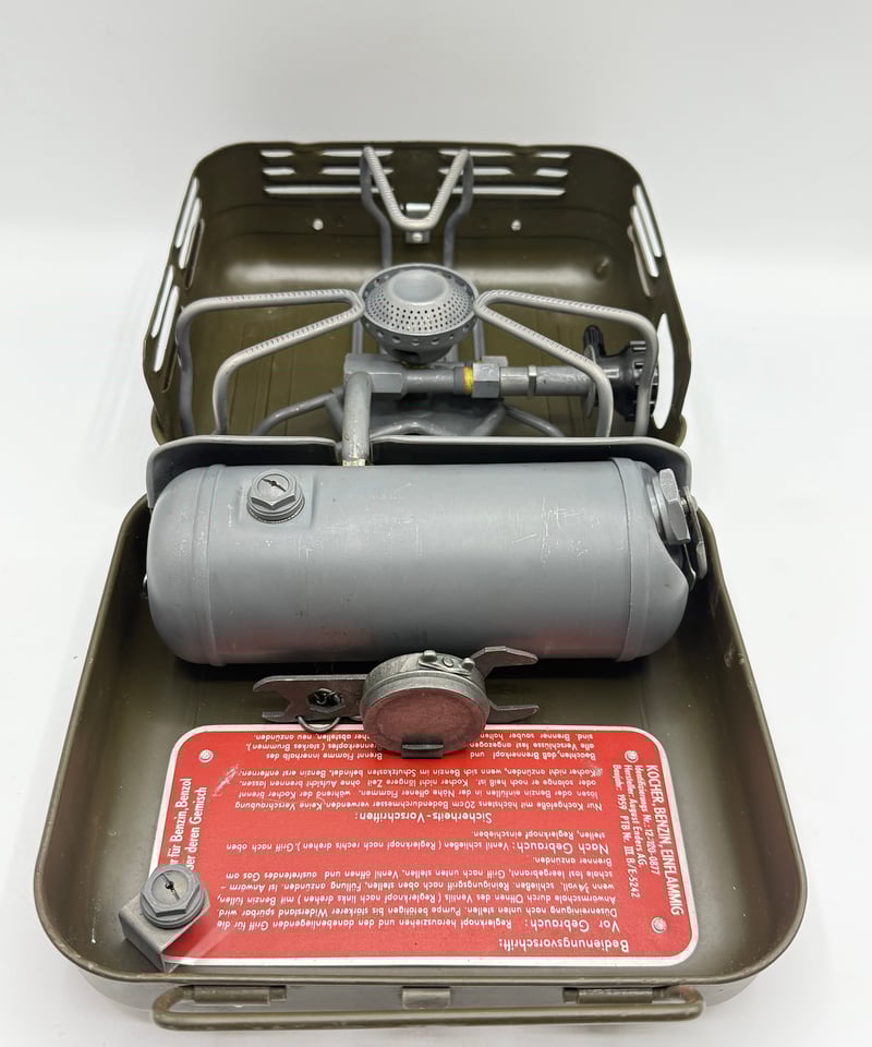 002 『ドイツ軍用‼️ミリタリーストーブ❗️』ENDERS Benzin-Gaskoche