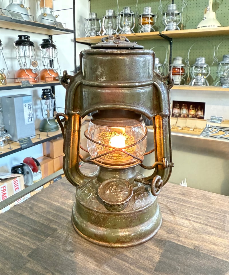 011 FEUERHAND 75 ATOM STK オリーブ クリア | ヴィンテージランタ