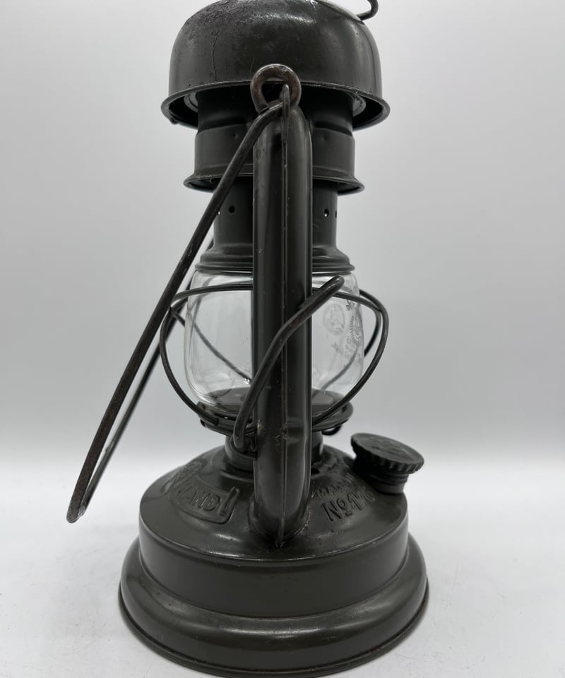 ライト・ランタン Feuerhand Nr. 176e 001 FEUERHAND No.176e WW2 DARK BLUE GLASS | ヴィ