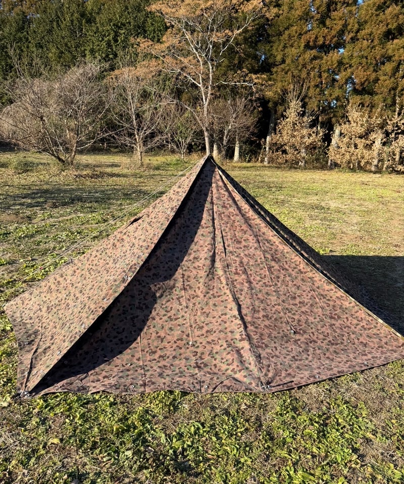 軍幕❗️オーストリア軍用テント 1枚バラ売り リバーシブル