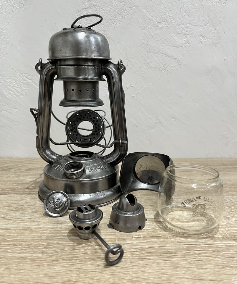 001 FEUERHAND 176e シルバー 反射板リフレクター付き