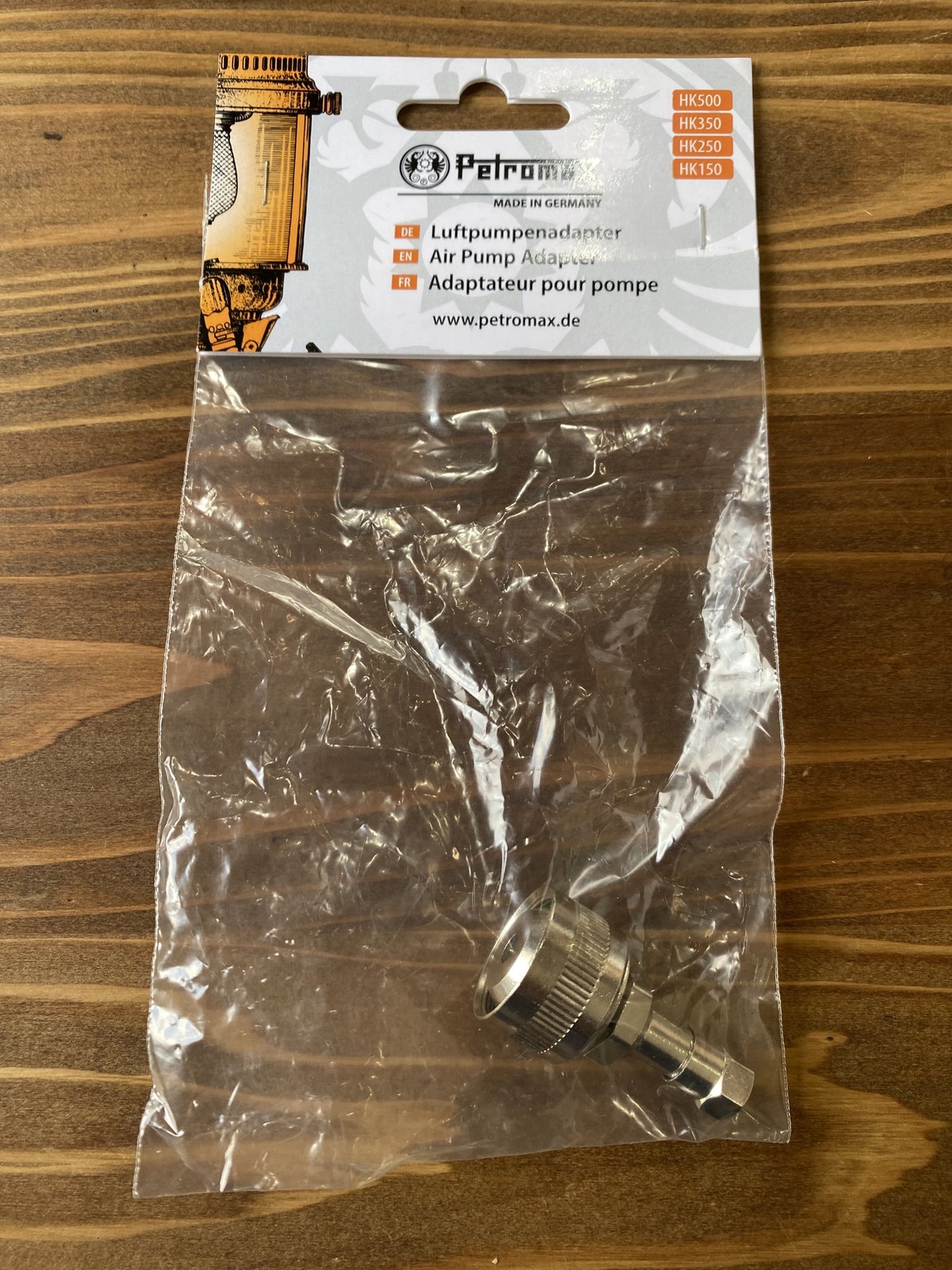 【一台二役】ペトロマックスhk150,hk500用　ポンプアダプター ペトロマックス Petromax HK150/HK500共通 スペアパーツ ポンプ
