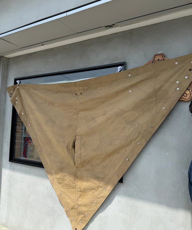 フランス軍　リザードカモ　軍幕 フランス軍 トライアングル テントシート リザードカモ デッド