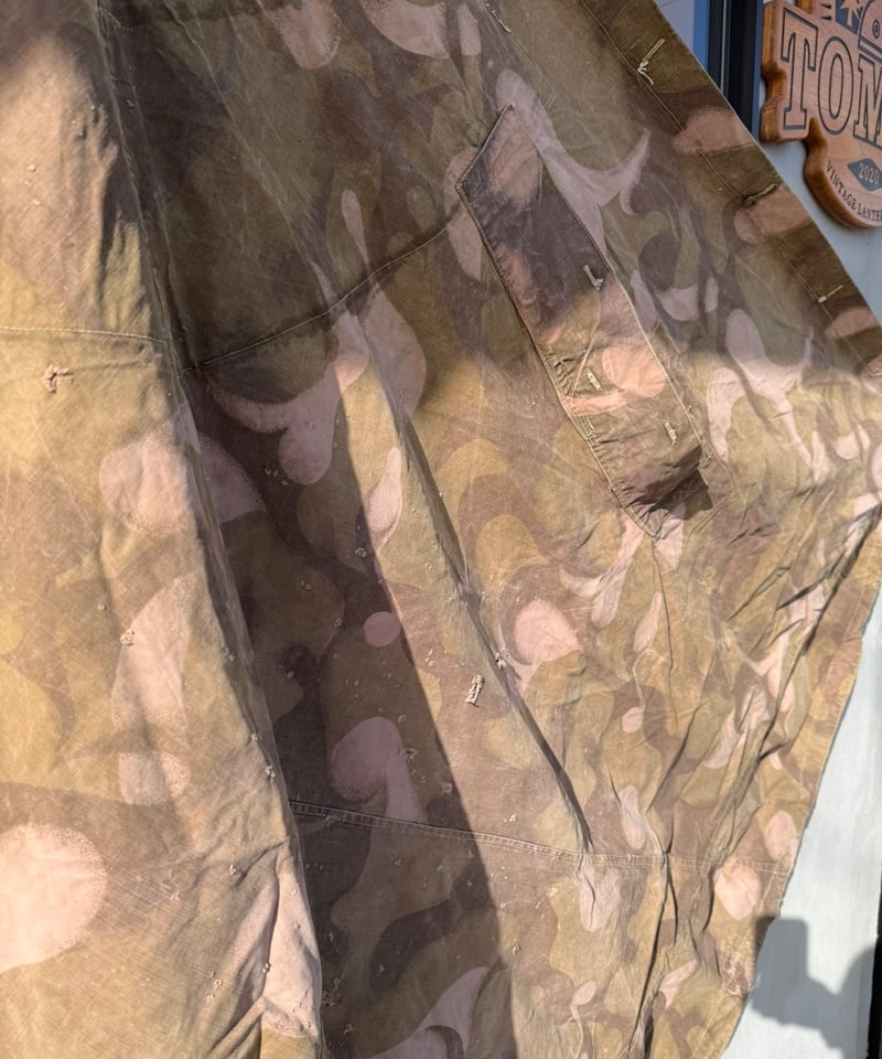 003 軍幕❗️アウトレット ハンガリー軍用テント ハリケーン迷彩 1枚