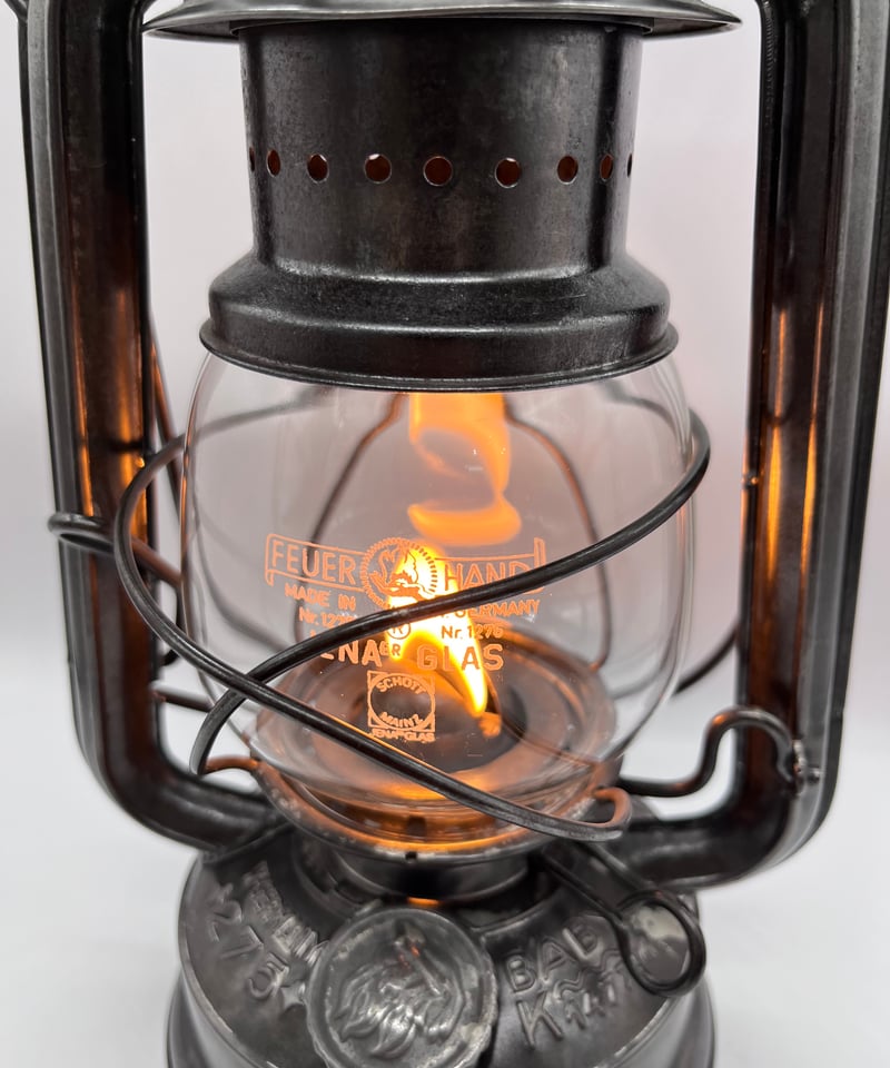 feuerhand 275 カールスルーエヴィンテージ ランタンフュアハンドレア 001 レアアイテム❗️FEUERHAND No.275 初期型 カールスルーエ波線有り