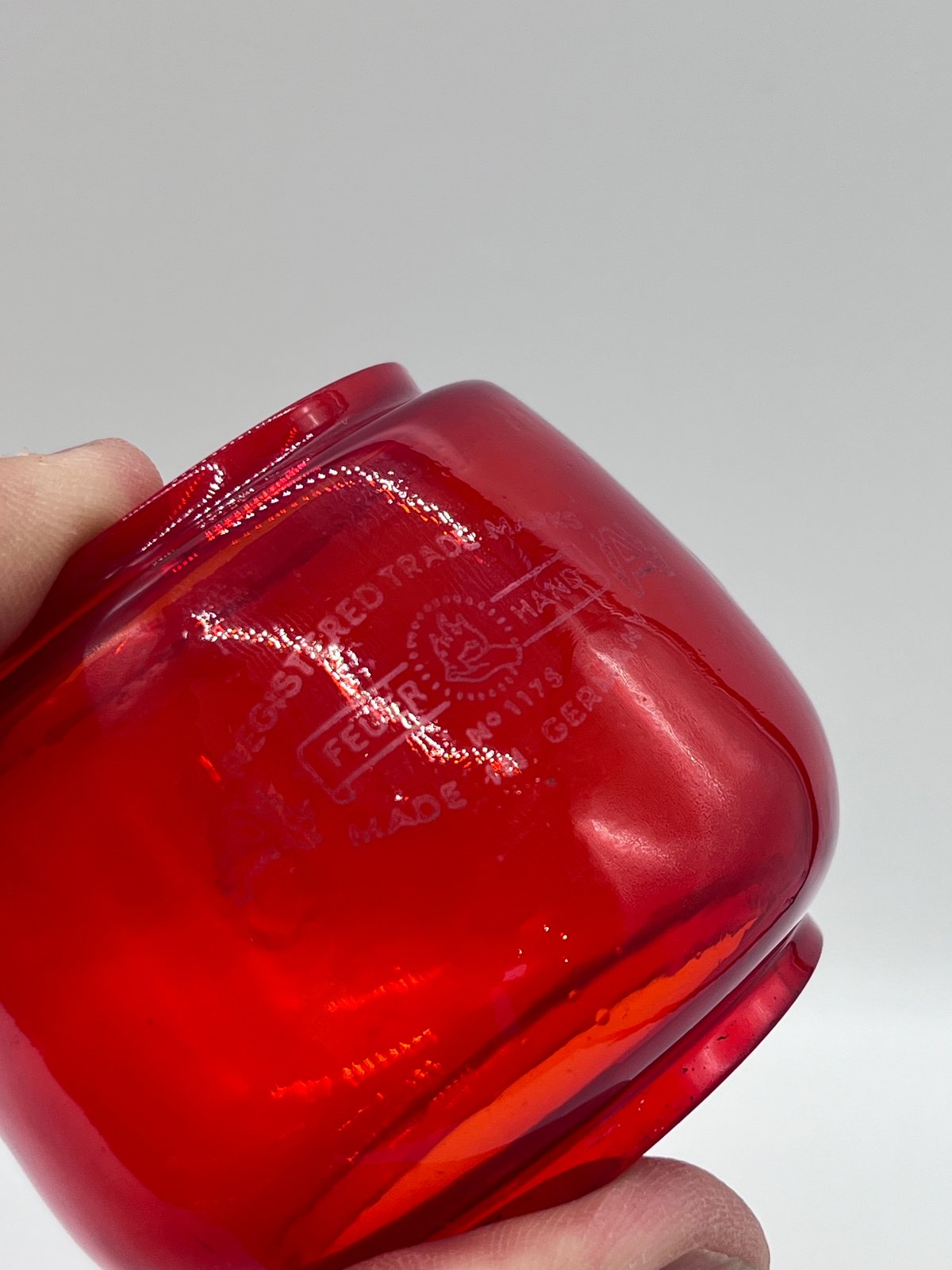 FEUERHAND 175/176 オリジナルレッド ホヤガラス AUER GLASS | ヴ