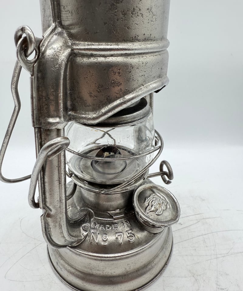 ライト・ランタン WW2 FEUERHAND 75 Atom stk FEUERHAND 75 ATOM STK blue glass side stay | Oldman's lantern