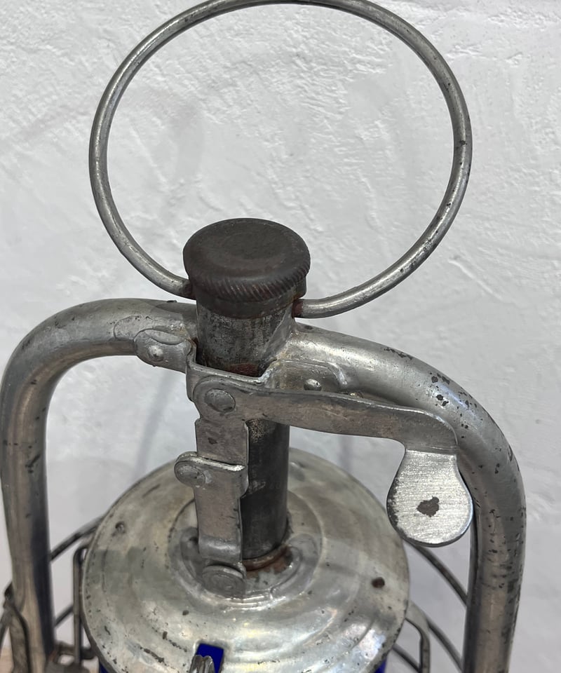 レアアイテム❗️HELVETIA スイス軍用ミリタリーランタン ブルー