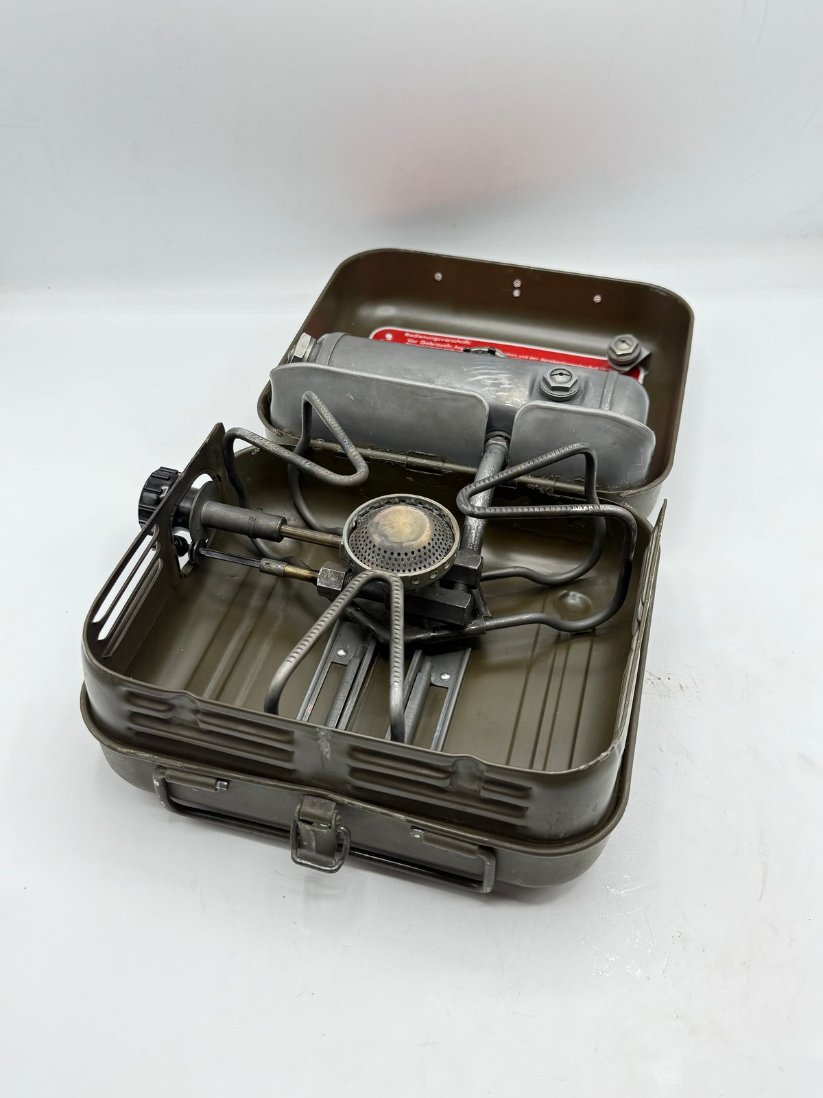 ★付属品完備★ Enders No.9061 ドイツ軍用モデル 箱スト Enders Benzin-Gaskocher No.9061 エンダース ミリタリーモデル