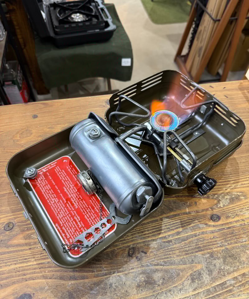 008『ドイツ軍用‼️ミリタリーストーブ❗️』ENDERS Benzin-Gaskocher