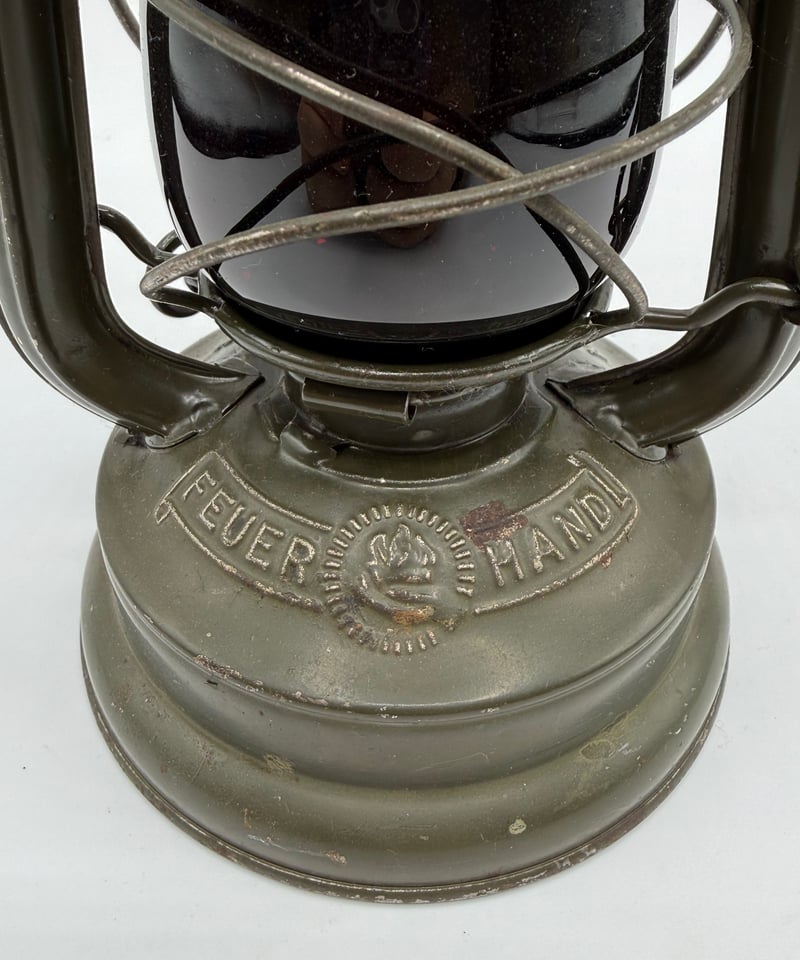 001 極美‼️FEUERHAND No.176e WW2 DARK RED GLAS‼️