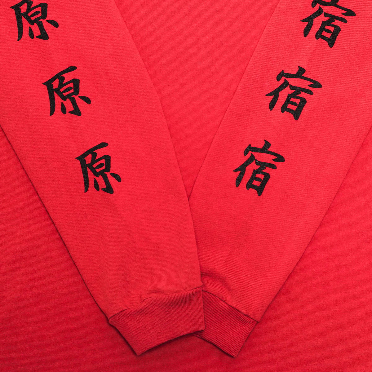HARAJUKU LONG SLEEVE TEE // RED | tattoostudioy