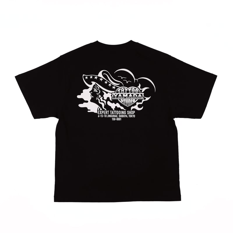 COW GIRL TEE // BLACK | tattoostudioyamada STORE