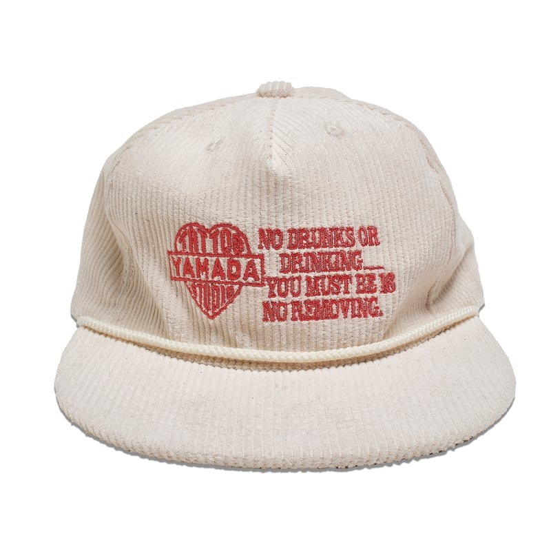 TSY ORIGINAL CORDUROY CAP【BLACK TAG】 // WHITE | TSY ORIGINAL CORDUROY CAP【BLACK TAG】 // WHITE |