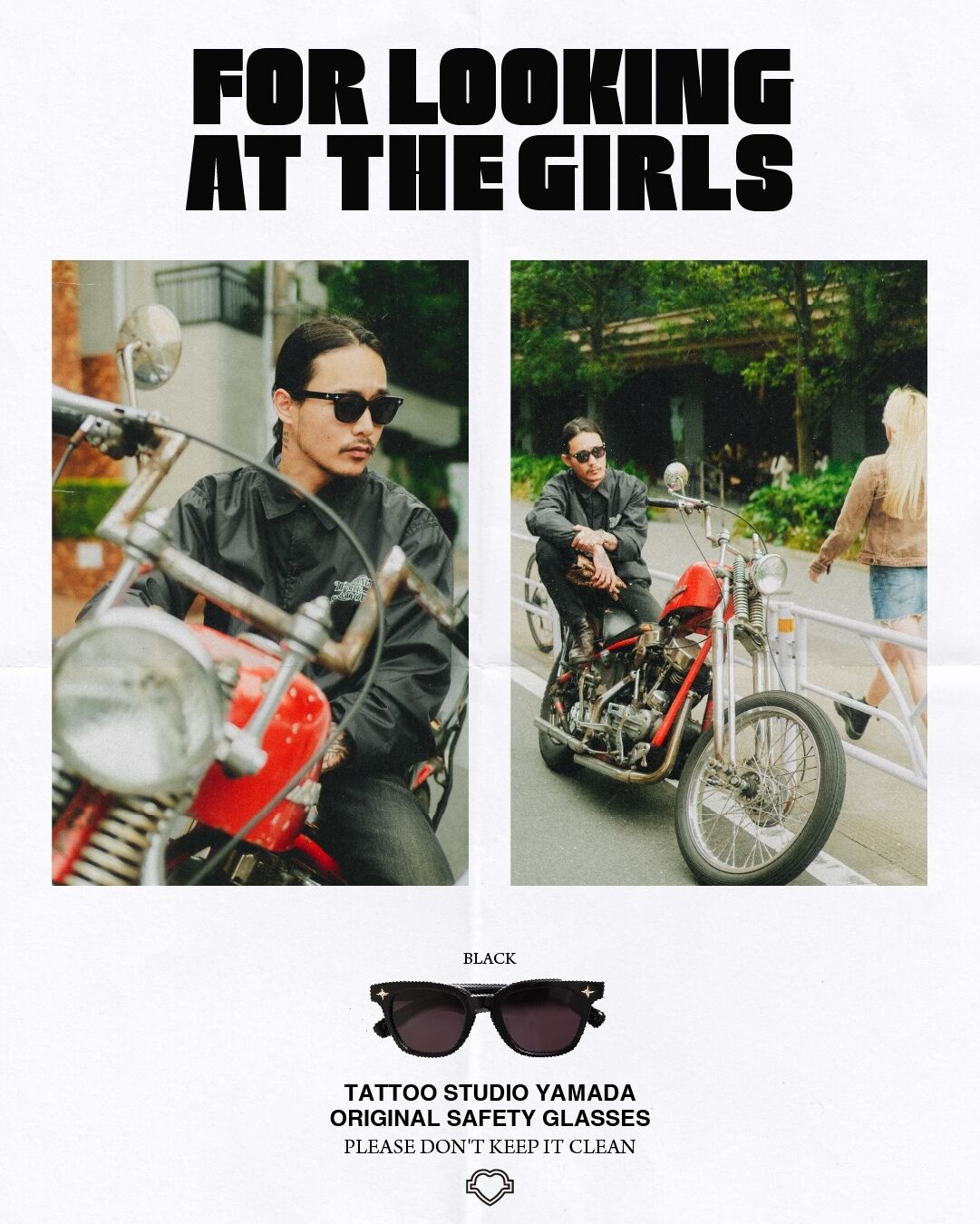 TSY サングラス TSY ORIGINAL SAFTY GLASSES 002 // BLACK | tatto