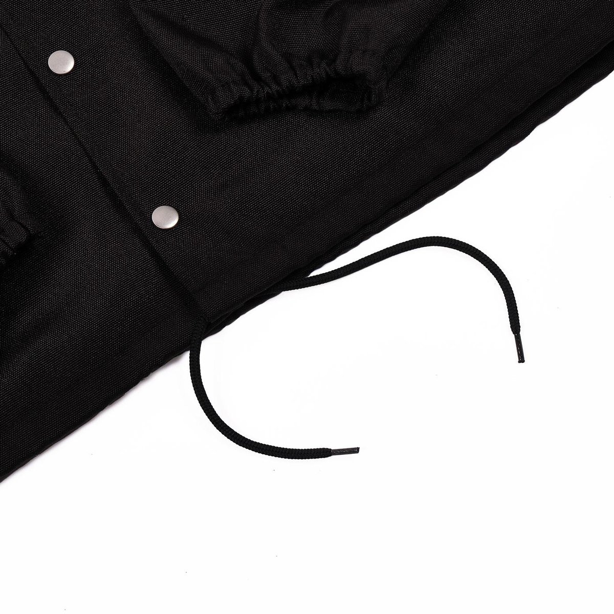 POLYESTER OXFORD COACH JACKET // BLACK | tattoo