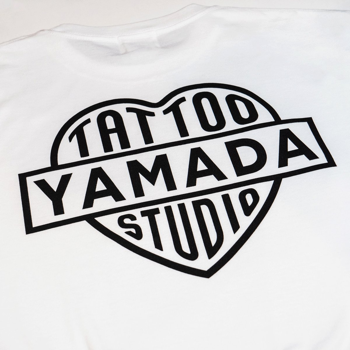 TSY LOGO LONG SLEEVE T-SHIRT // WHITE × BLACK |