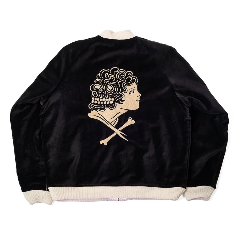 【新品未使用】TSY ORIGINAL スカジャン BLACK×PINK TSY ORIGINAL SOUVENIR JACKET BLACK×PINK | tatto