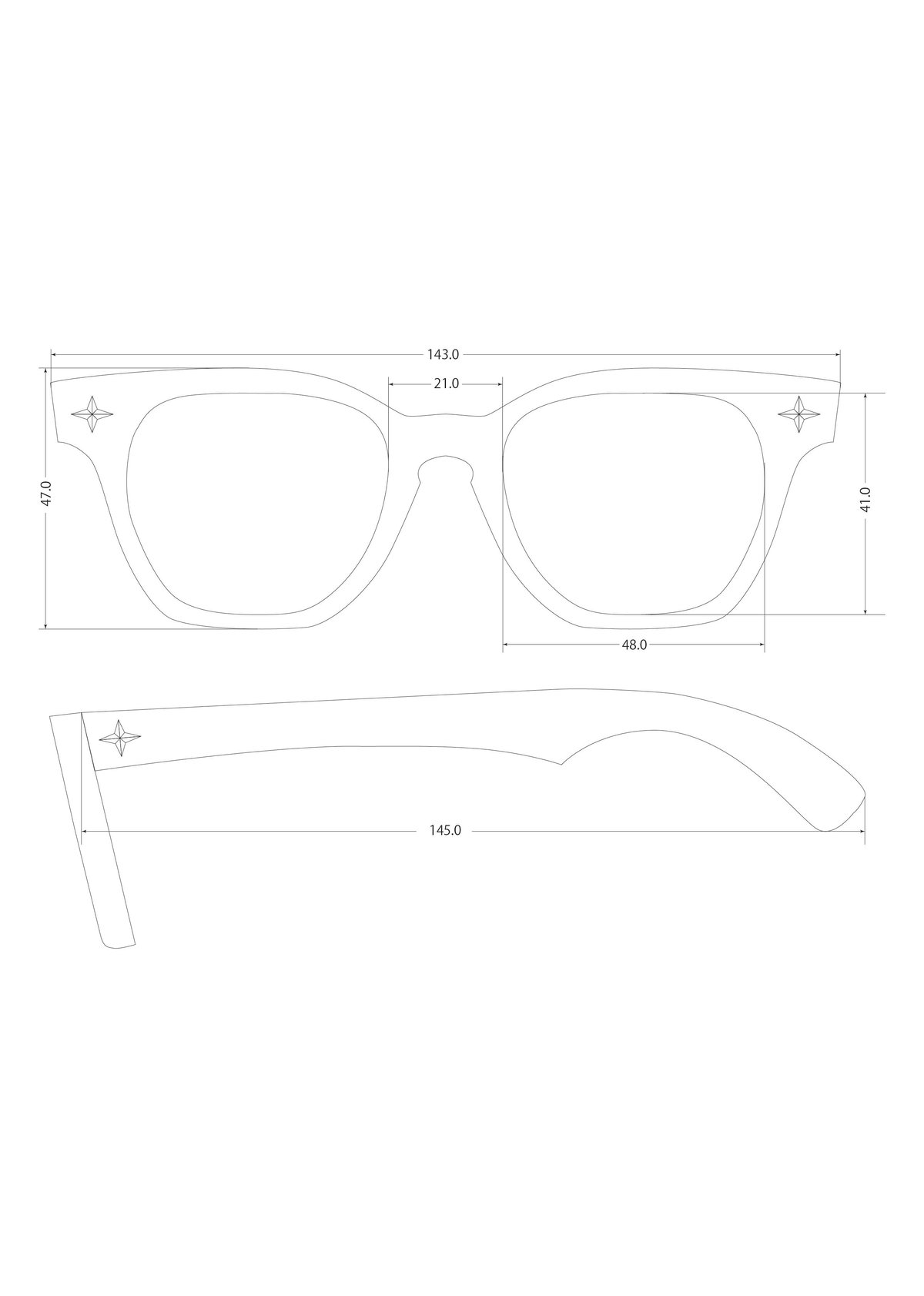 TSY ORIGINAL SAFTY GLASSES 001 // BLACK | tatto