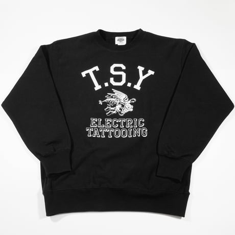 TATTOO STUDIO YAMADA / COLLEGE SWEATSHIRT【TSY】/スウェット/M/コットン/BLK// CATEGORY SWEAT | tattoostudioyamada STORE