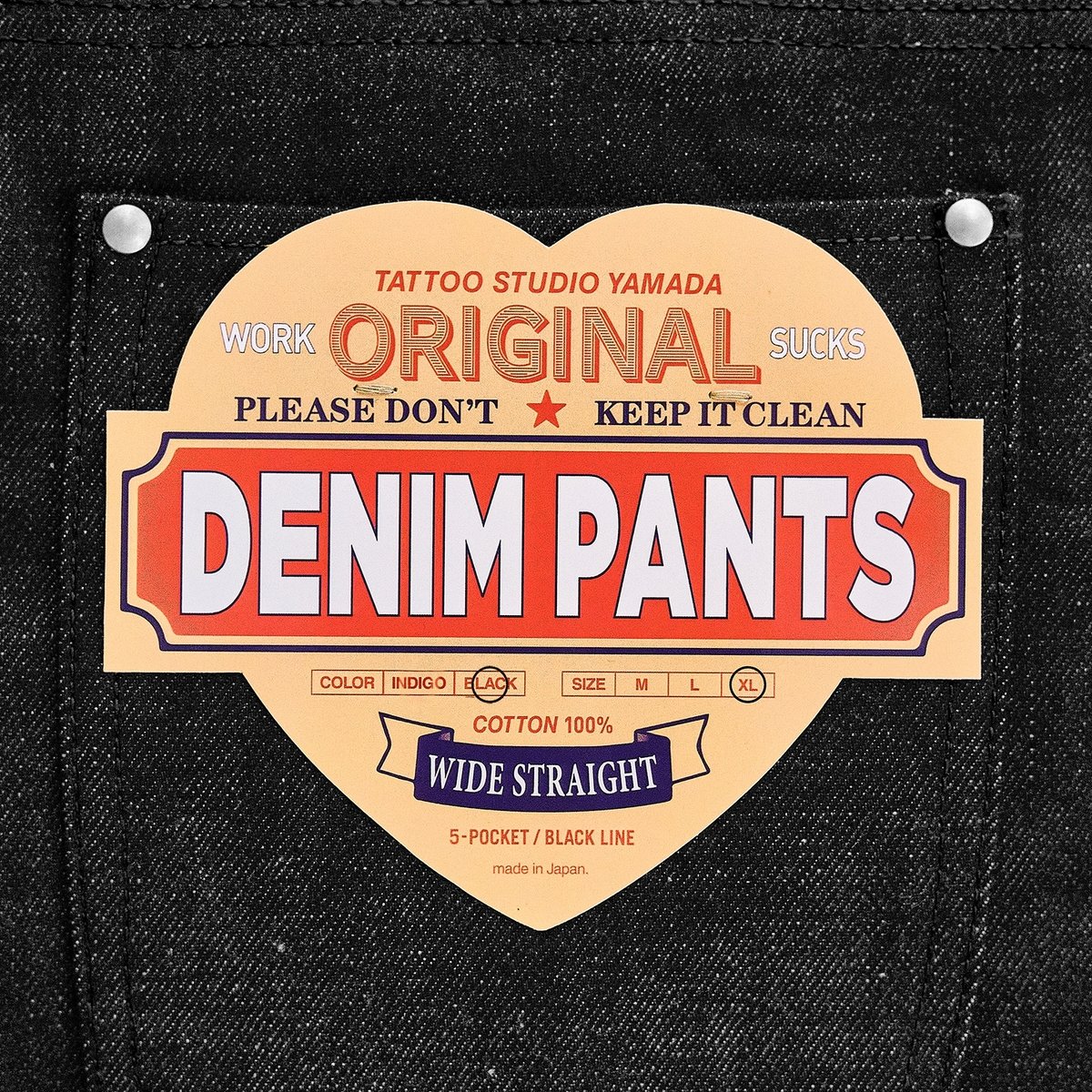 TSY ORIGINAL WIDE STRAIGHT DENIM【BLACK TAG】 // TSY ORIGINAL WIDE STRAIGHT DENIM【BLACK TAG】 //