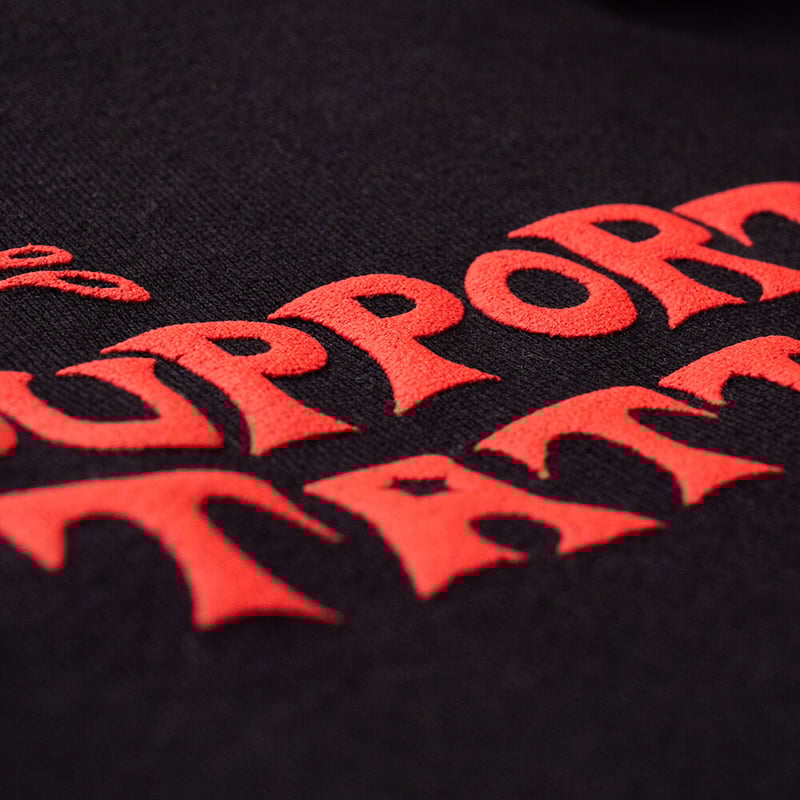 TATTOO JUNKIE HEAVY WEIGHT HOODIE // BLACK | ta 