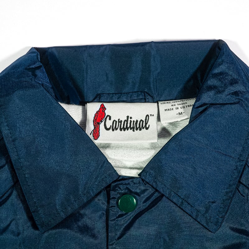 NYLON COACH JACKET【WARNING】// NAVY | tattoostud