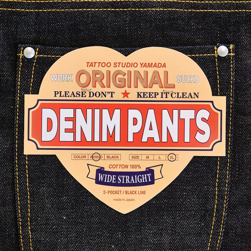 TSY ORIGINAL WIDE STRAIGHT DENIM【BLACK TAG】 // TSY ORIGINAL WIDE STRAIGHT DENIM【BLACK TAG】 //