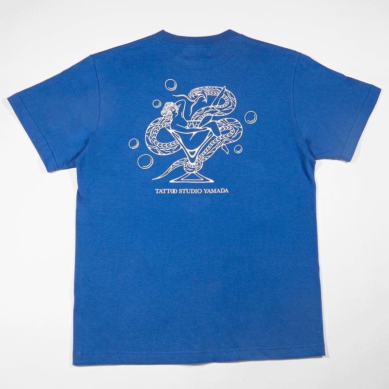 MAN'S RUIN TEE // BLUE | tattoostudioyamada STORE